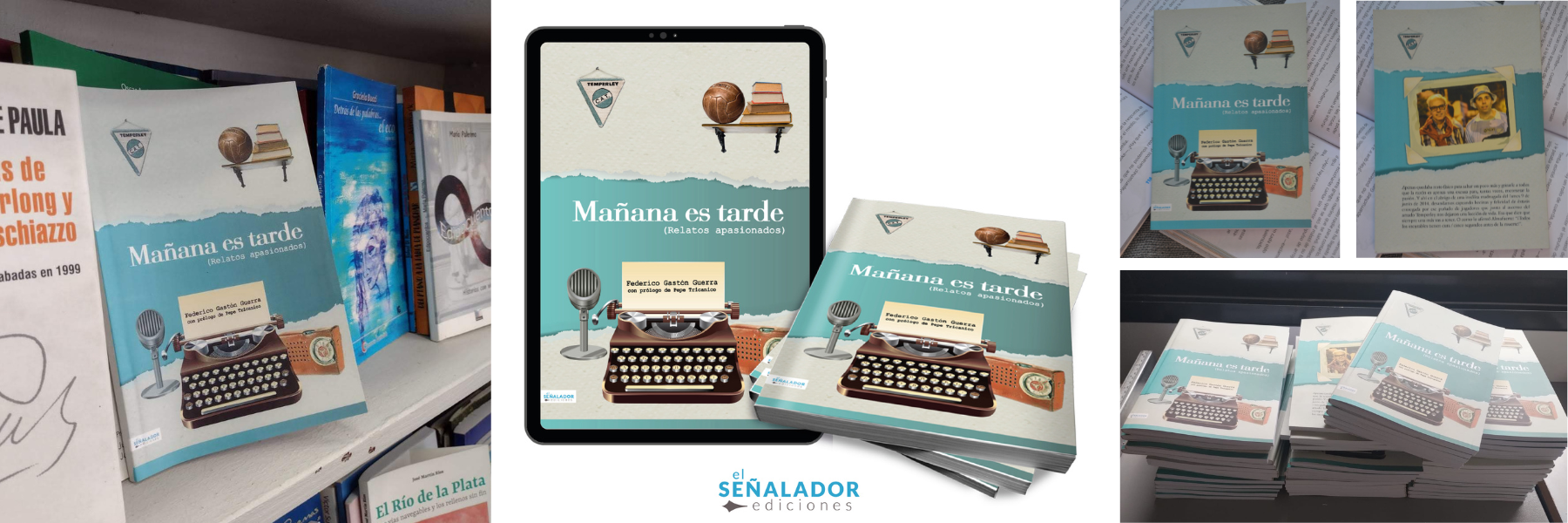 Diseño editorial Libro Mañana es Tarde